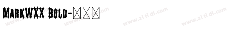 MarkWXX Bold字体转换